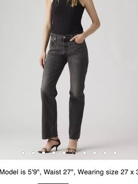 Levi's Premium Ribcage Straight Jeans 25x30